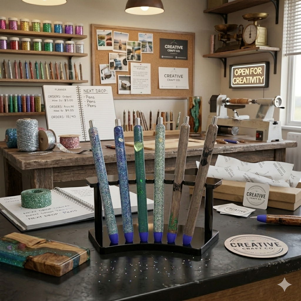 Personalize pens (Made with uv resin)